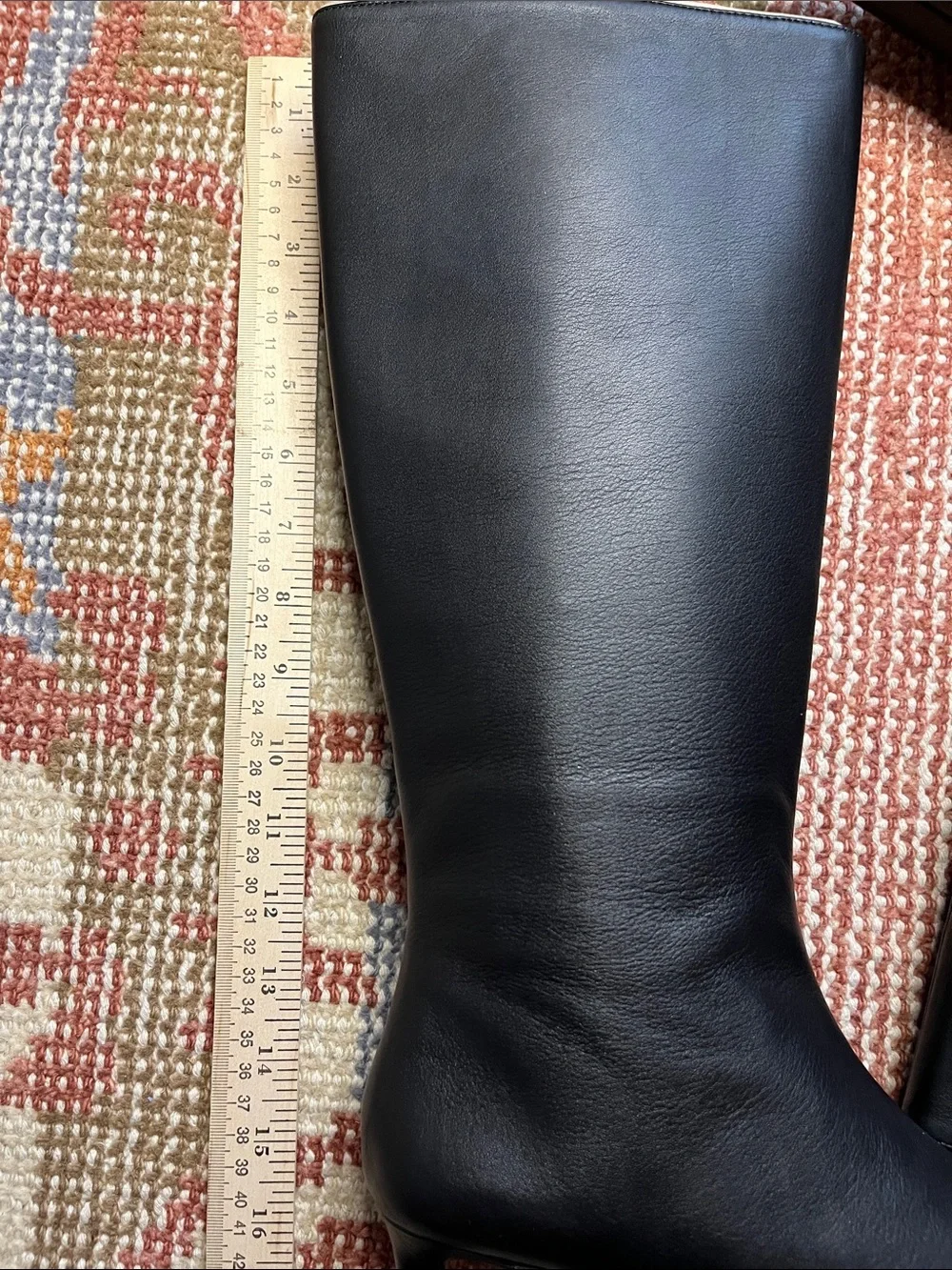 NWOT Madewell The Dimes Knee-High Boots Black Leather Size 8